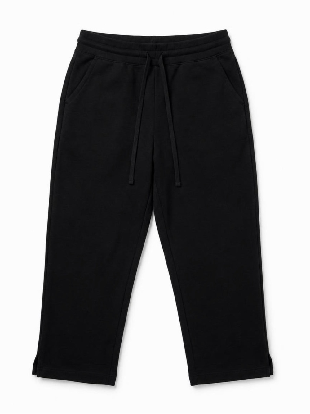 Woman’s Black Elastic Waist Jogger Pants